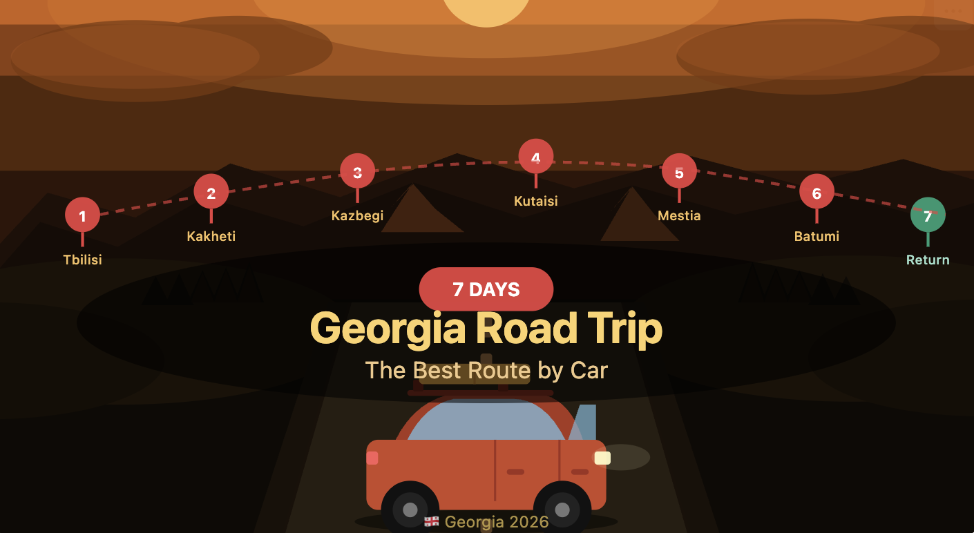 Georgia Road Trip Itinerary: 7 Days by Car — The Best Route (2026)