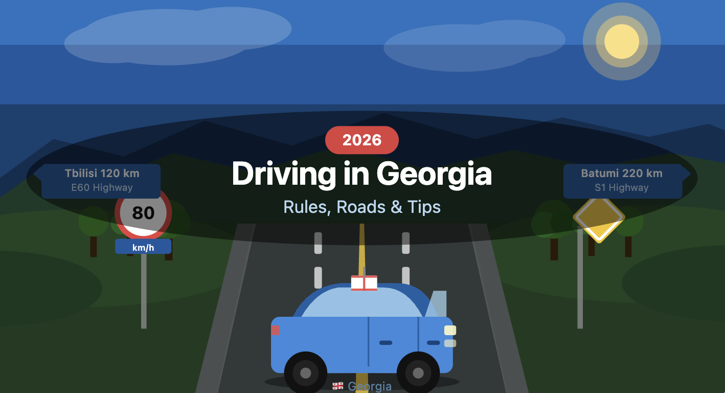 Driving in Georgia Country : Rules, Roads and Tips for 2026