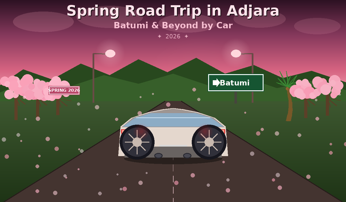 Spring Road Trip in Adjara 2026: Batumi & Beyond by Car