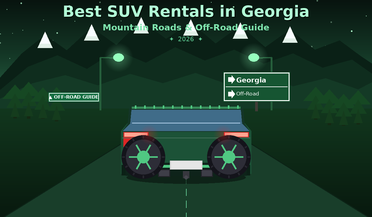 Best SUV Rentals in Georgia 2026: Mountain Roads & Off-Road Guide
