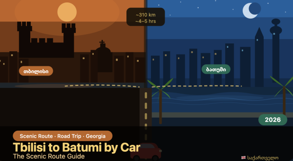 Tbilisi to Batumi by Car: The Scenic Route Guide (2026)
