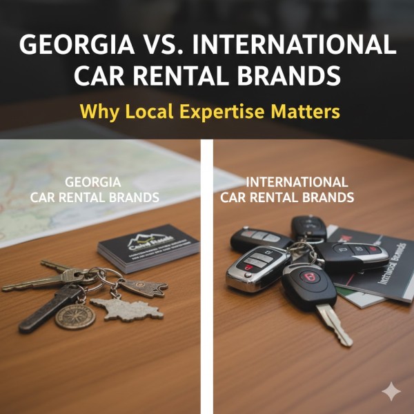 Georgia vs. International Car Rental Brands: Why Local Expertise Matters